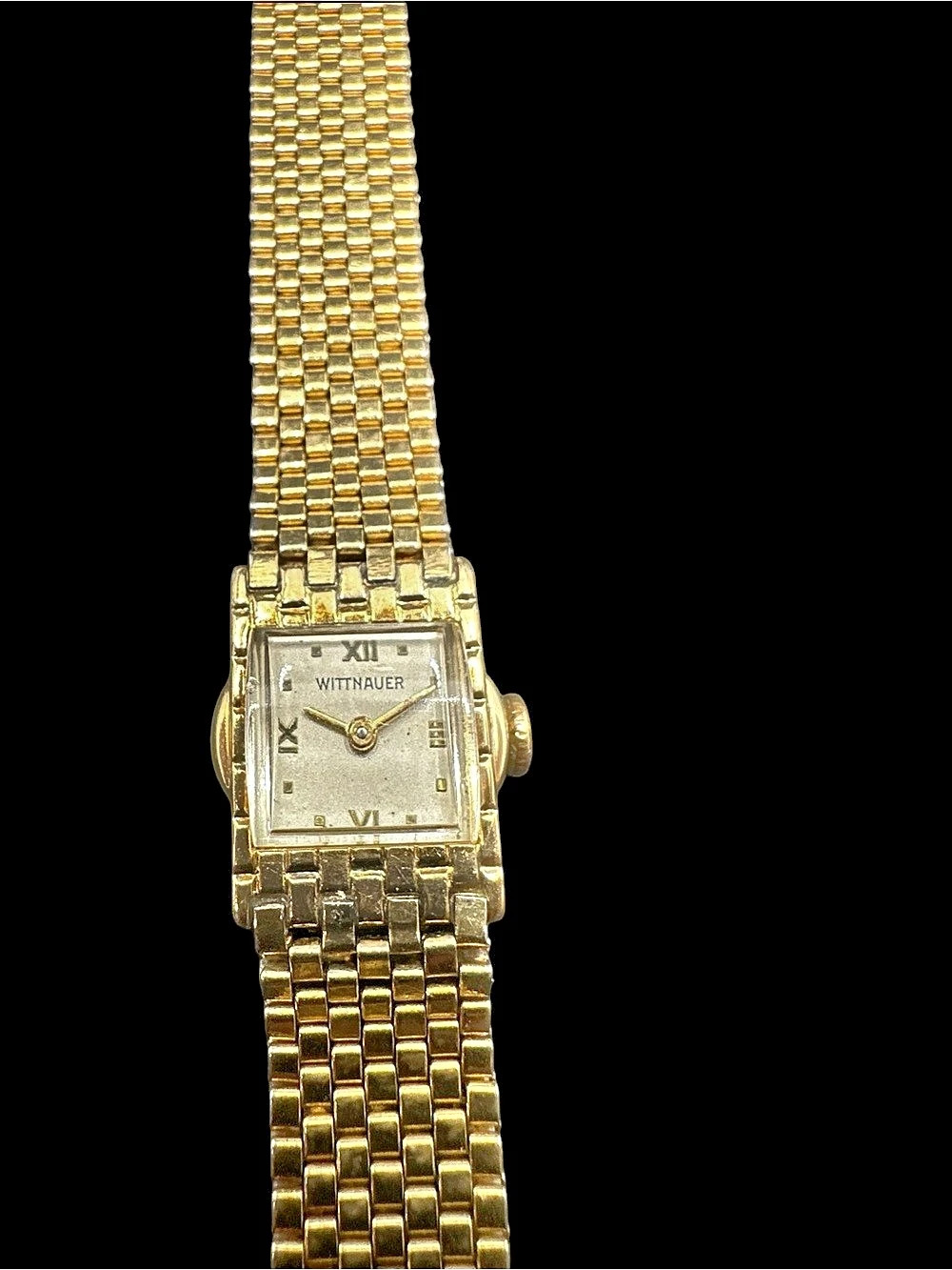 Wittnauer 10K rolled gold Rectangular Watch